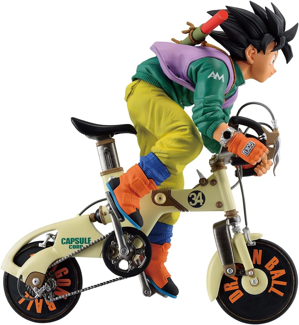 Figura de Goku en Bicicleta – 18 cm | Bandai | Dragon Ball Z