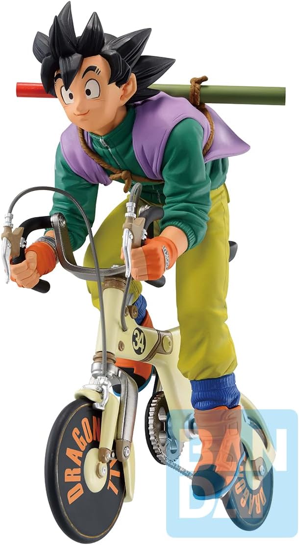 Figura de Goku en Bicicleta – 18 cm | Bandai | Dragon Ball Z