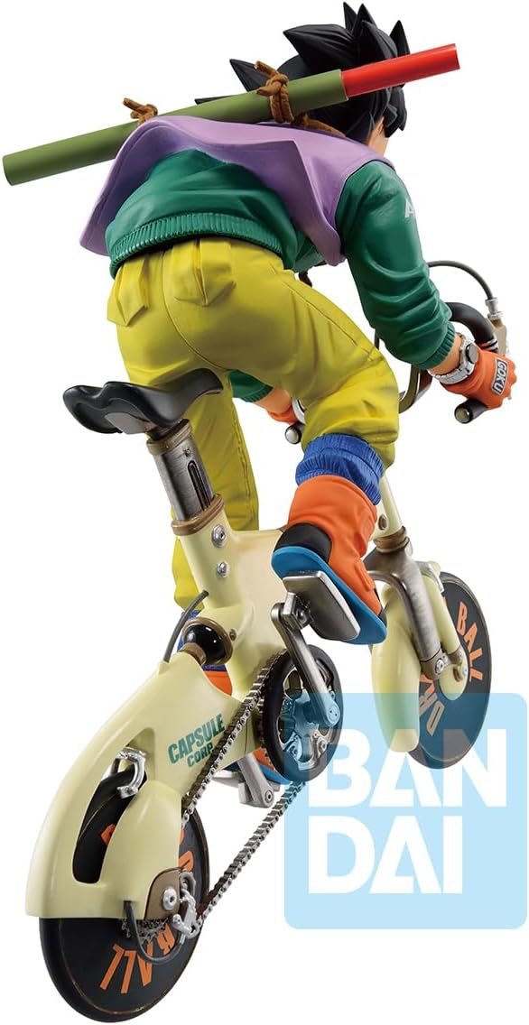 Figura de Goku en Bicicleta – 18 cm | Bandai | Dragon Ball Z